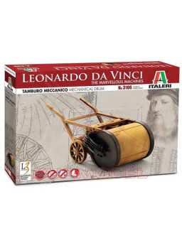 Maqueta tambor mecánico, L. Da Vinci