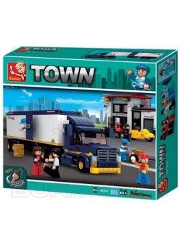 Maqueta camión compatible con LEGO