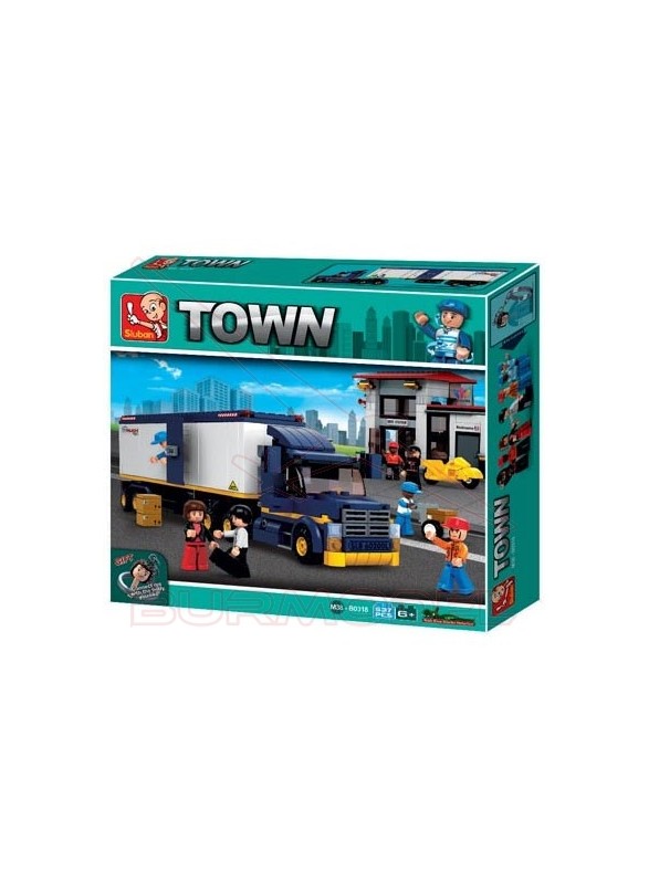 Maqueta camión compatible con LEGO
