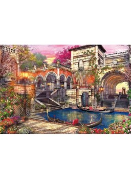 Puzzle 3000 piezas Romance en Venecia