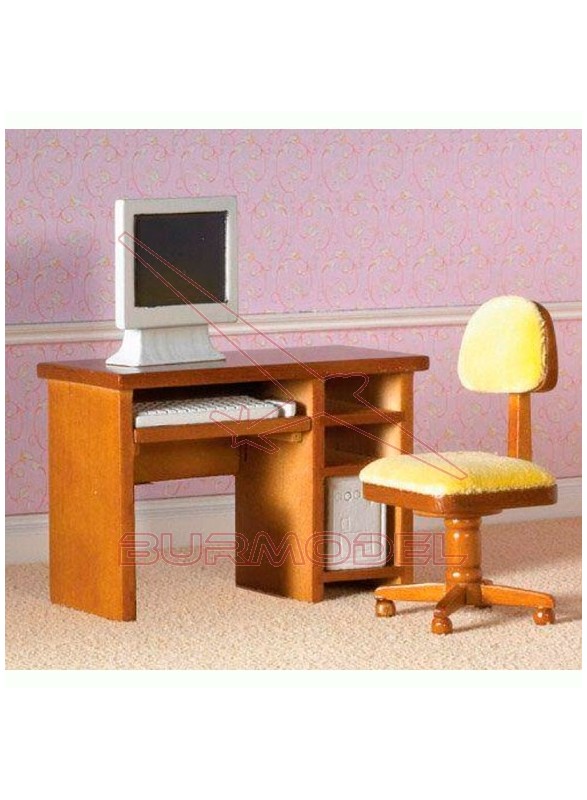 Mesa ordenador para dollhouse