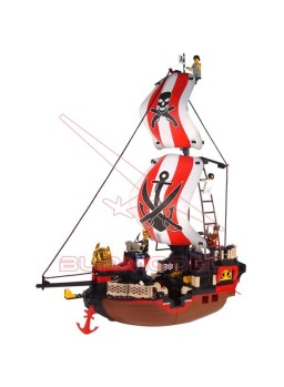 kit de montaje infantil barco pirata XXL Sluban