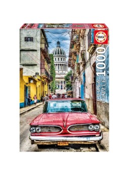 Puzzle 1000 piezas Coche en la Habana