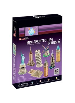 Puzzle 3D 60 piezas Mini Arquitecture serie 4