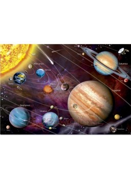 Puzzle neón Sistema solar 1000 piezas