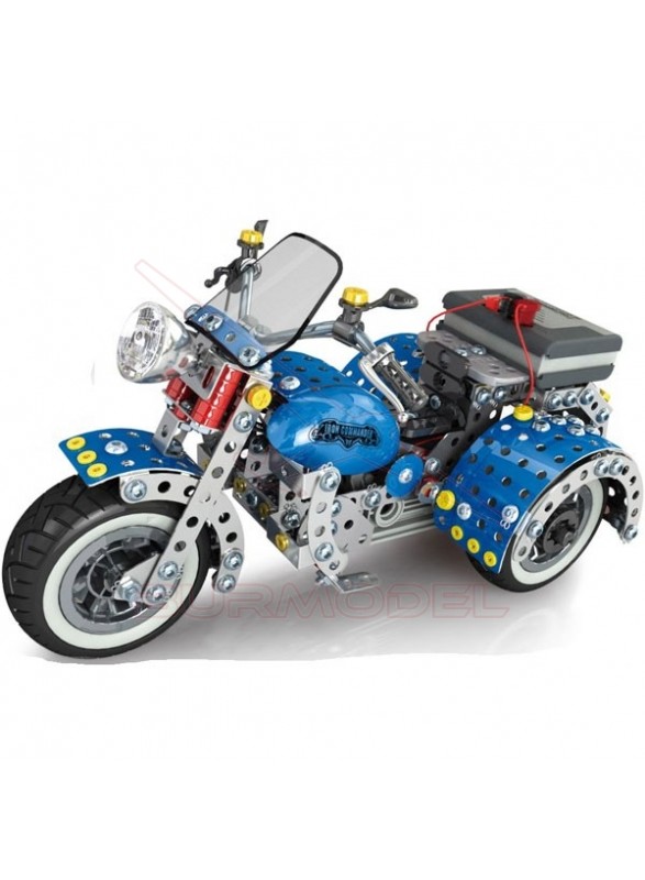 Kit para montar moto de metal 709 piezas