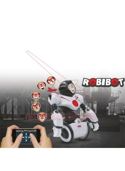 Robibot Robot por bluetooh blanco-rojo