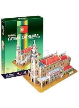 Puzzle 3D Catedral de Fátima 48 piezas