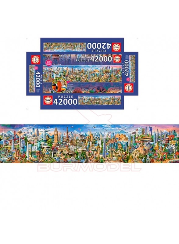 Puzzle 42000 piezas La vuelta al mundo.