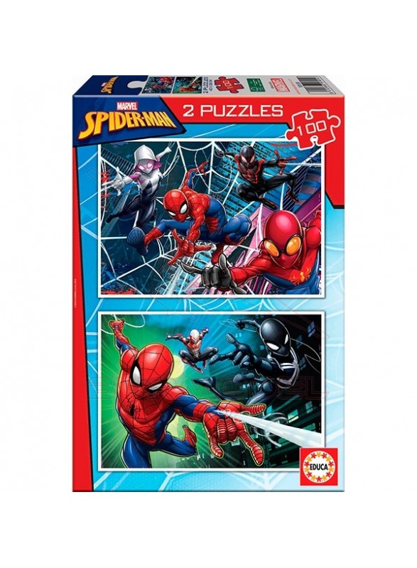 Set 2 puzzles spiderman