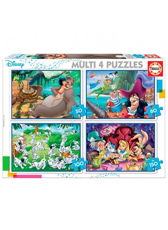 Puzzle multi 4 puzzles clasic