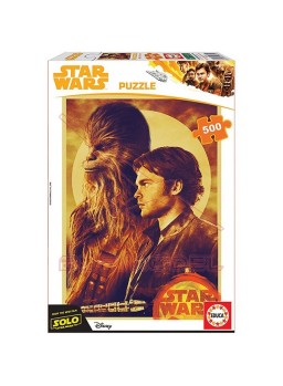 Puzzle 500 piezas Han Solo Chewbacca Star Wars.
