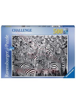 Puzzle 500 piezas Zebra Challenge