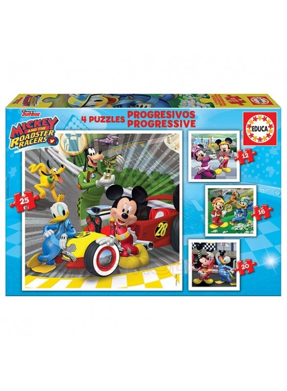 Puzzle progresivo Mickey Mouse superpilotos.