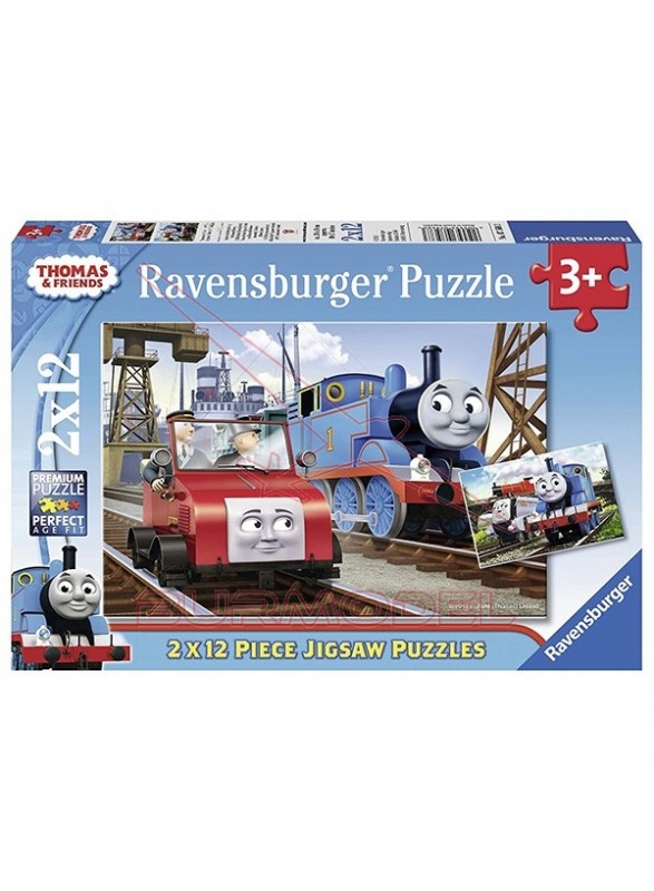 Puzzle 2x12 piezas  Thomas & friends.