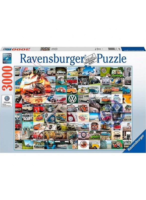 Puzzle 3000 piezas 99 Momentos VW Bulli