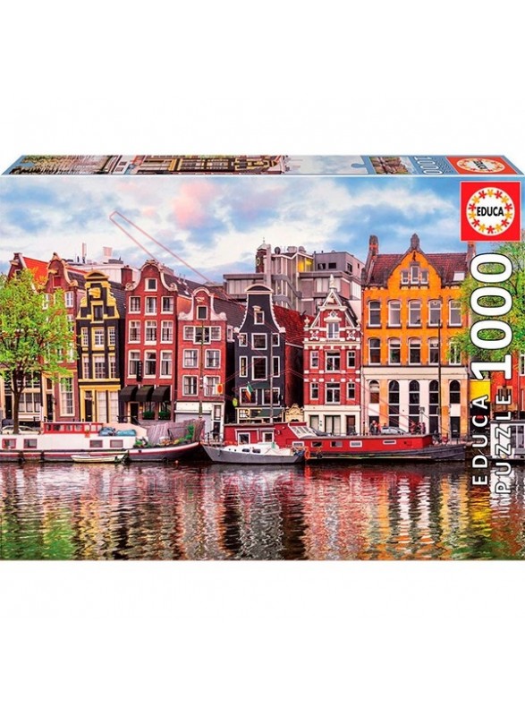 Puzzle1000 piezas Casas danzantes, Ámsterdam